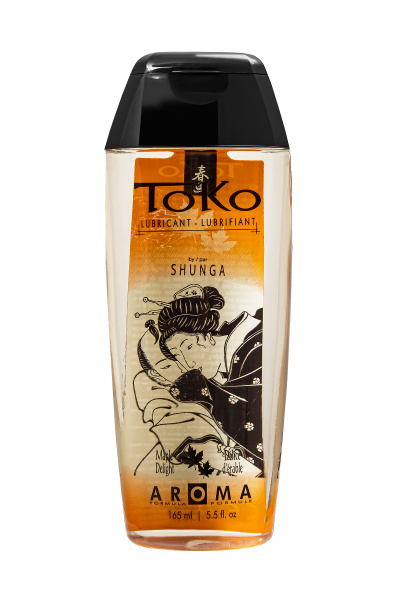 Лубрикант Shunga Toko Aroma на водной основе, кленовый сироп, 165 мл