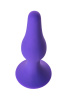 Втулка анальная TOYFA A-Toys, силикон, фиолетовая, 12,5 см