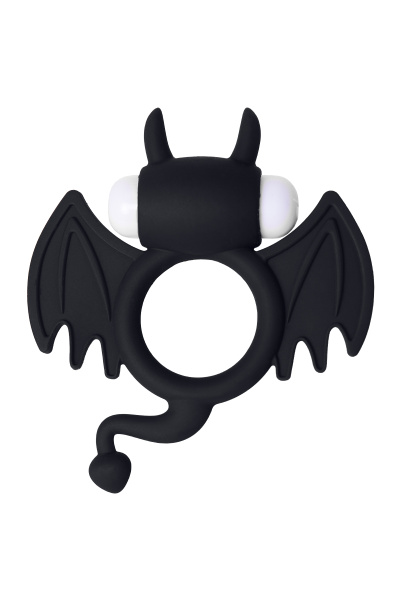 Эрекционное   кольцо на пенис  JOS COCKY DEVIL, черный, 8,5 см