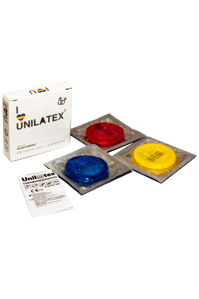 Презервативы Unilatex №3 Multifrutis 